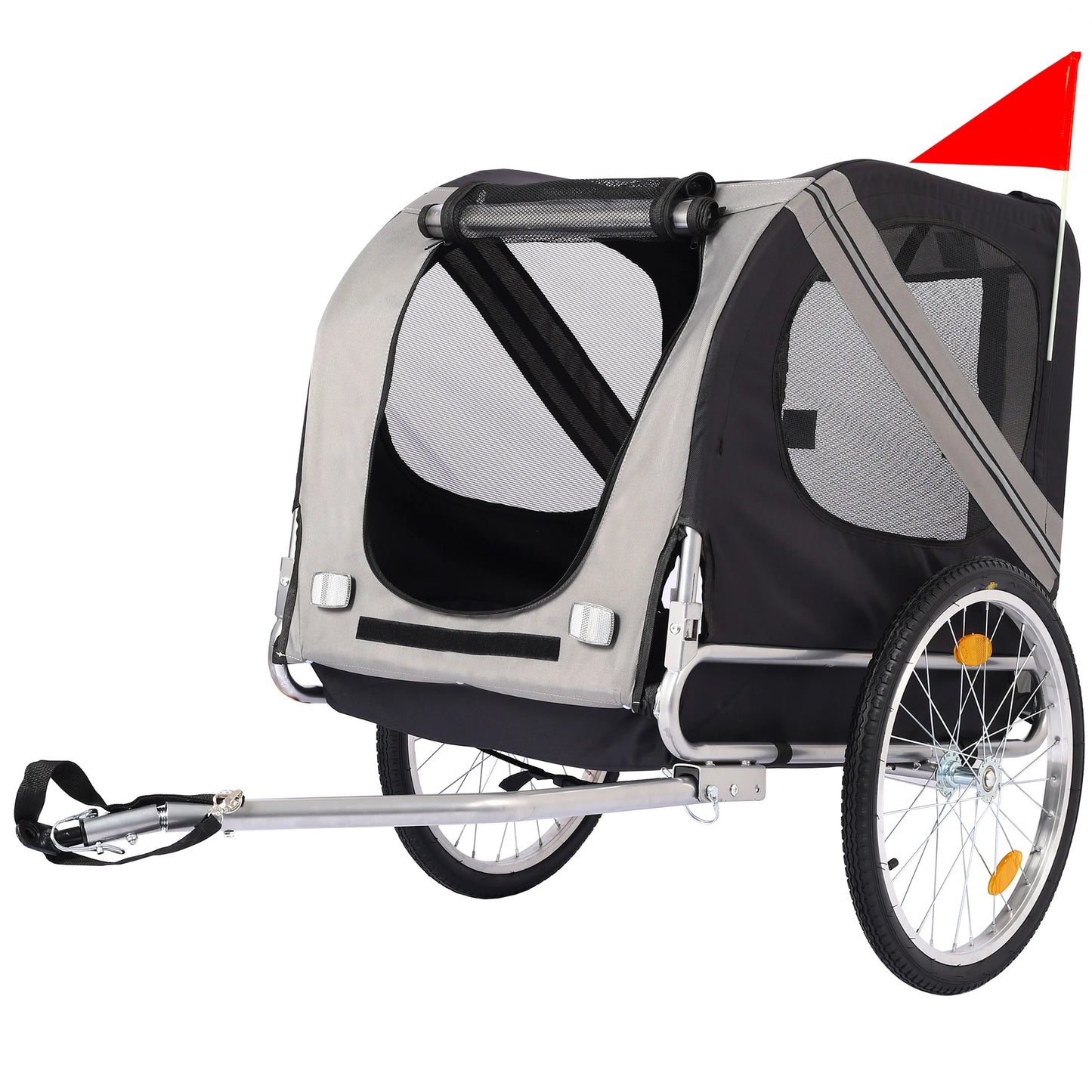 HiMISS Dog Bike Trailer Stroller Bicycle Carrier Quick Release Wheels