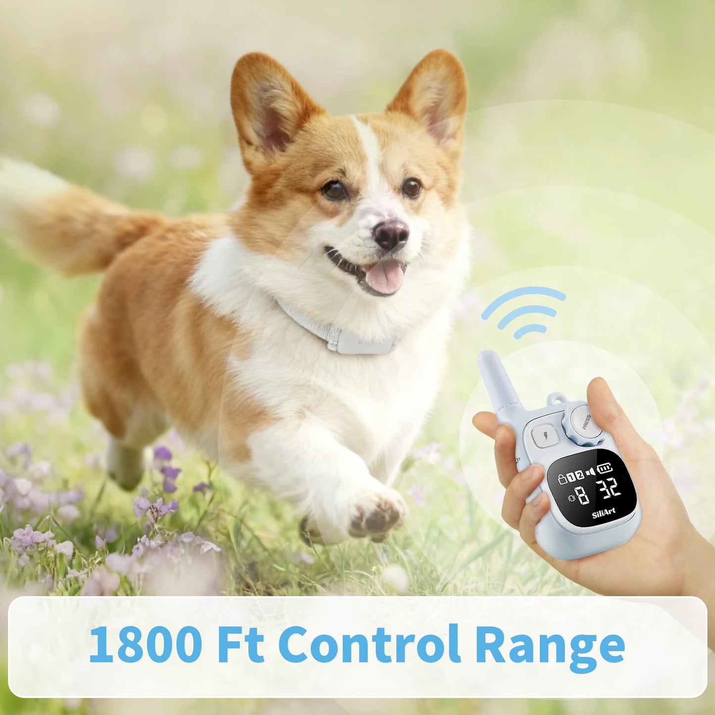 Waterproof IPX7 Dog Training Collar With Remote Three Modes