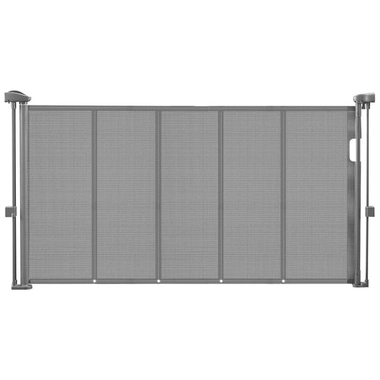 SucceBuy Retractable Baby Gate For Kids And Pets Mesh Barrier Easy To Install