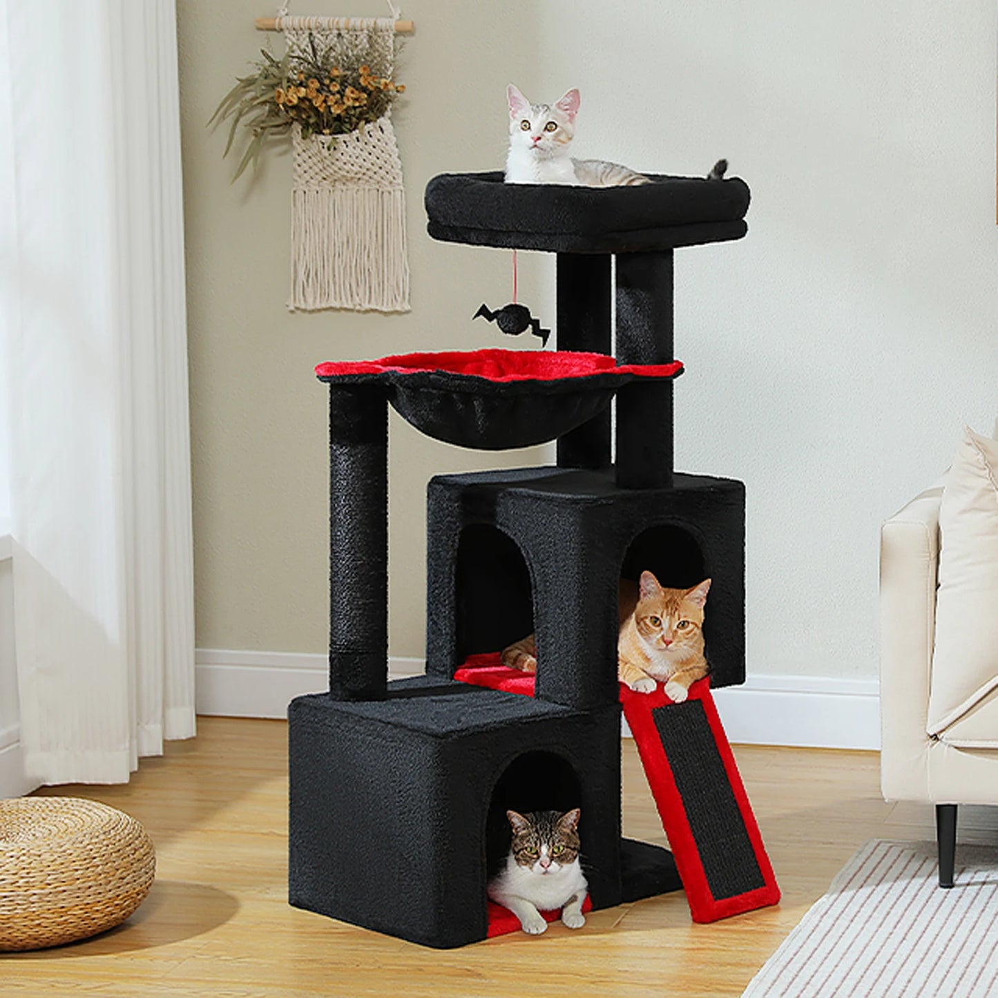 PAWZ Road Large Cat Tree Indoor Multi-Level Tower Condos