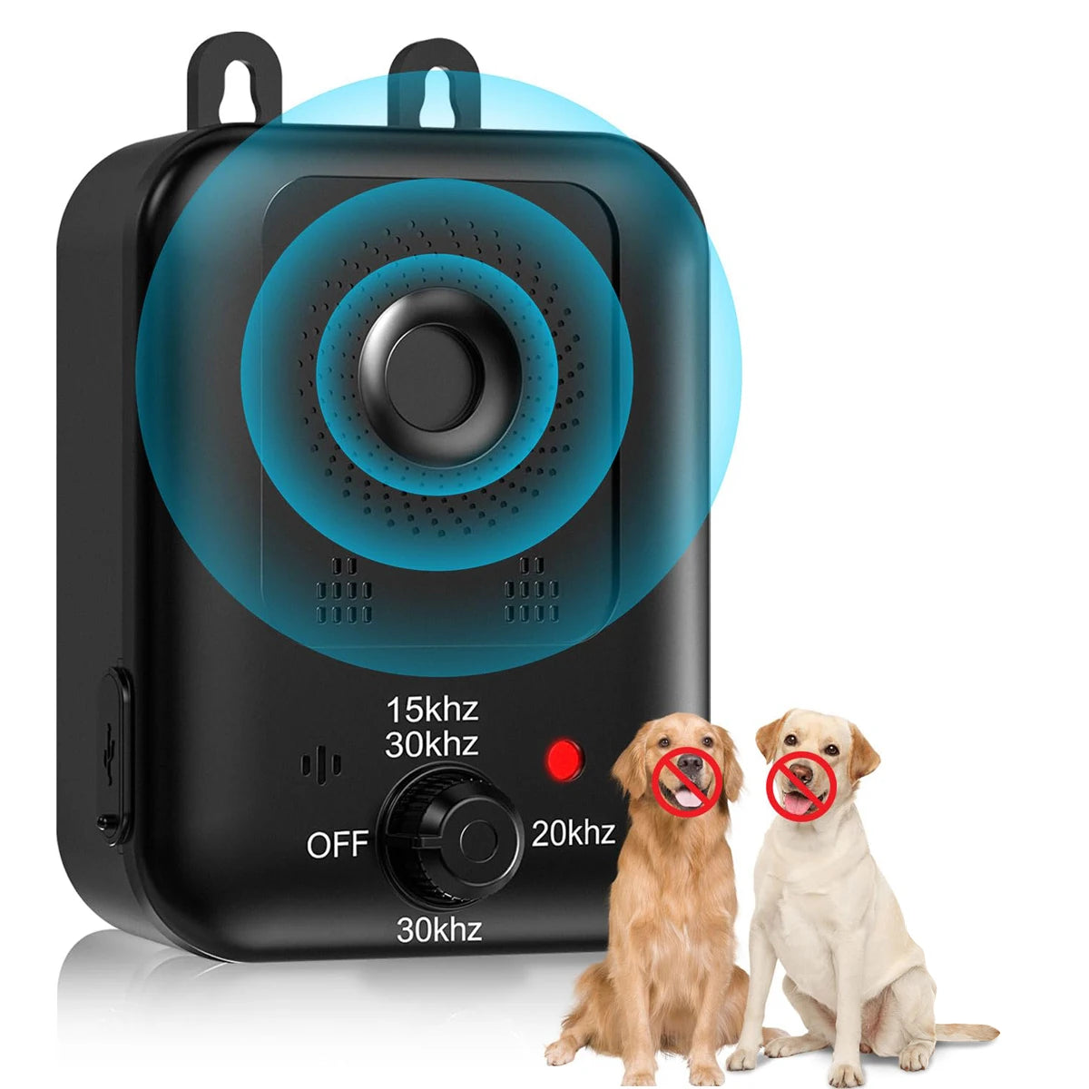 Automatic Ultrasonic Bark Control Device For Dogs Indoor Outdoor Rechargeable
