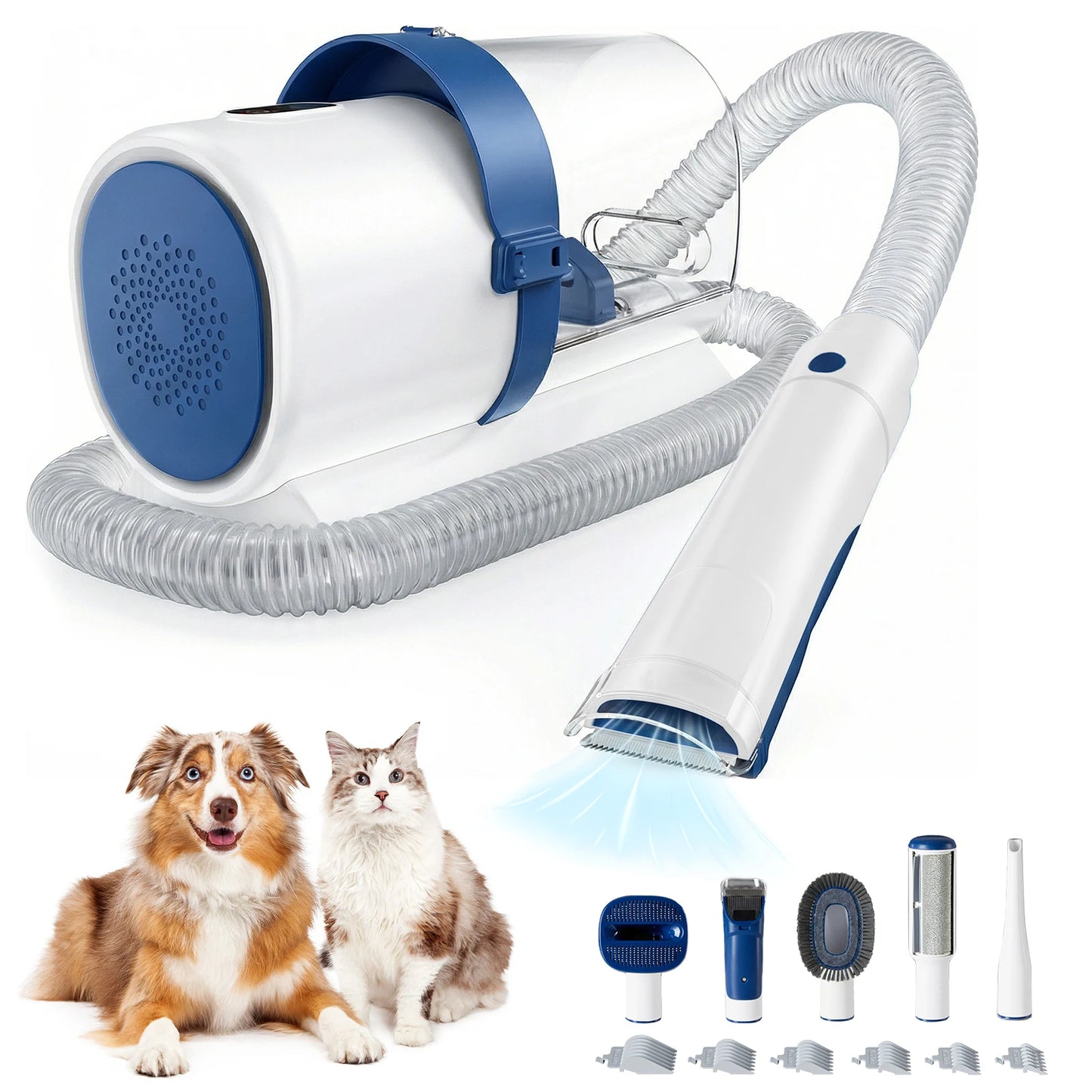 JHK 2.5L Pet Grooming Vacuum Kit 3 Suction Modes Clippers
