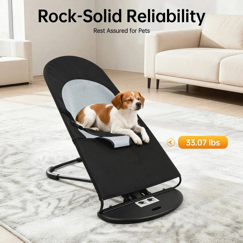 Portable Foldable Pet Rocker Bed Height Adjustable