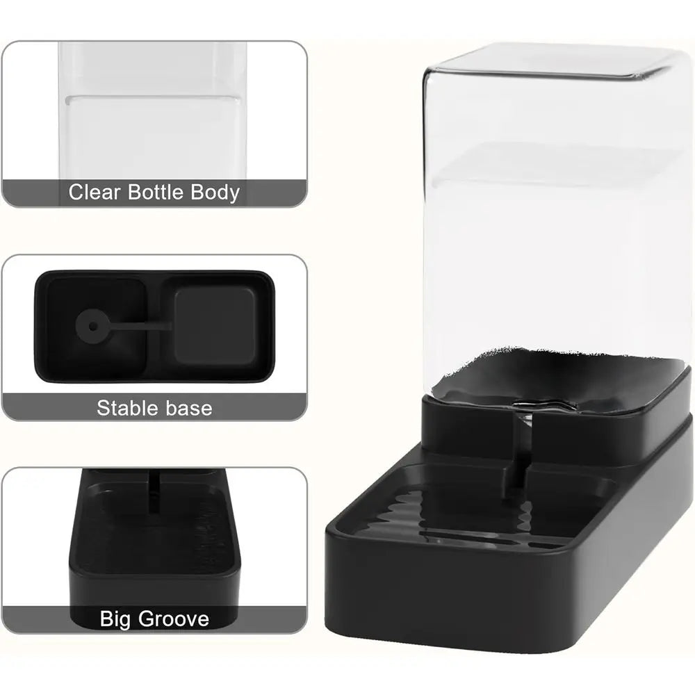 Automatic Cat Feeder And Water Dispenser Set For Cats And Small Medium Dogs