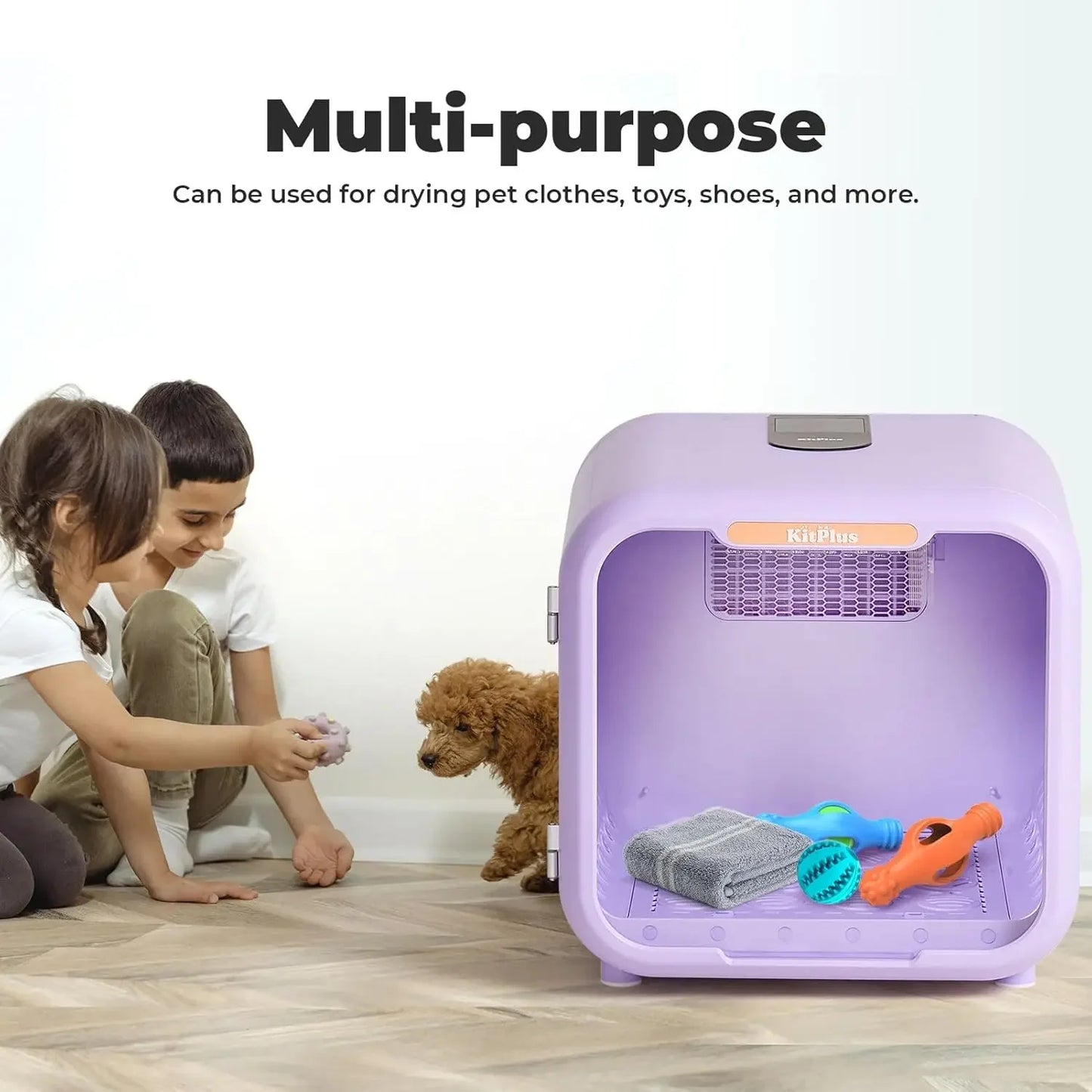 Ultra Quiet Pet Dryer Box Smart Temp Control And Lock