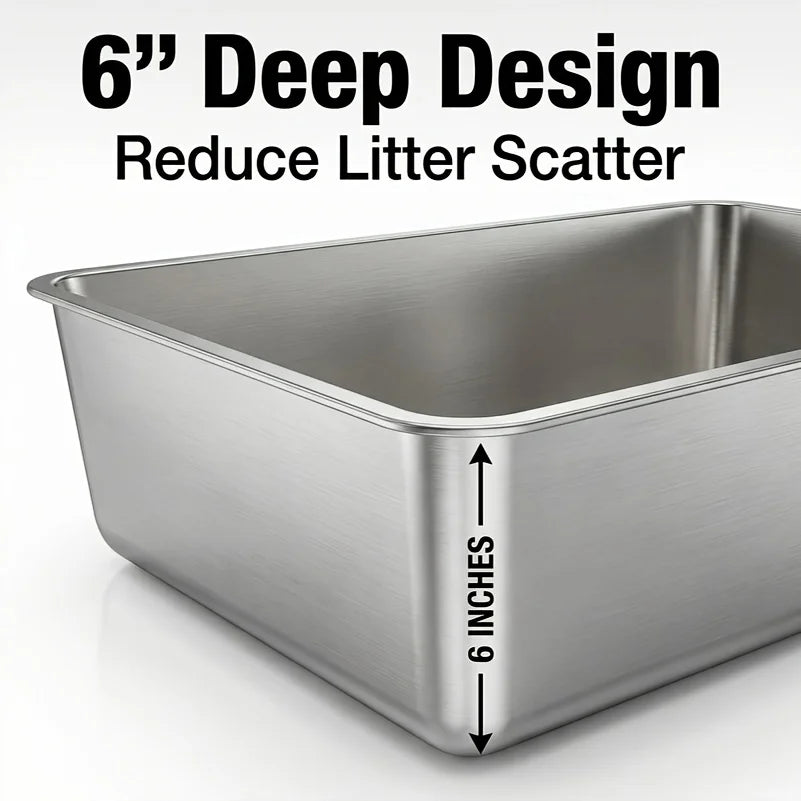 Heavy Duty Cat Litter Box For Big Cats And Rabbits