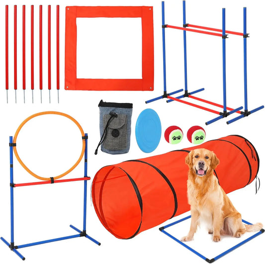 TWISTER.CK Dog Agility Training Equipment Obstacle Course Kit
